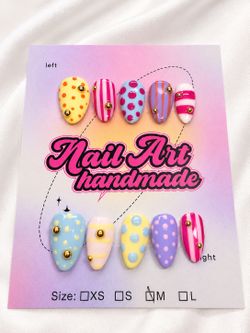 ✨ Handmade Luxury Press-On Nails | $15 | Buy 2 Get $3 Off ✨