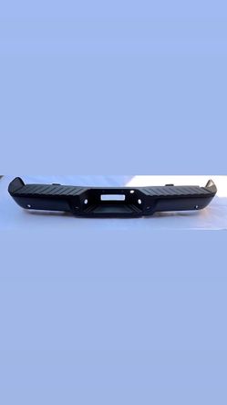 OB BR-FD7552PSKB 06-08 Ford F-150 Black rear bumper (Missing HW)
