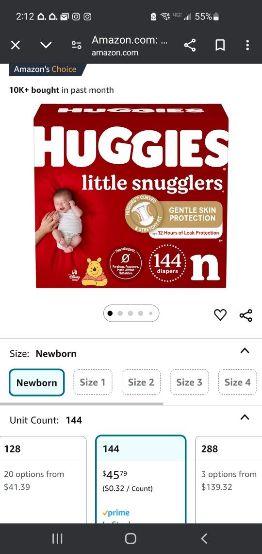 Newborn Box Of Diapers