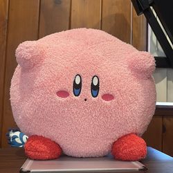 Y665-NWT 13.7’’Kirby of the Stars Fuwafuwa Fluffy Manpuku large plush