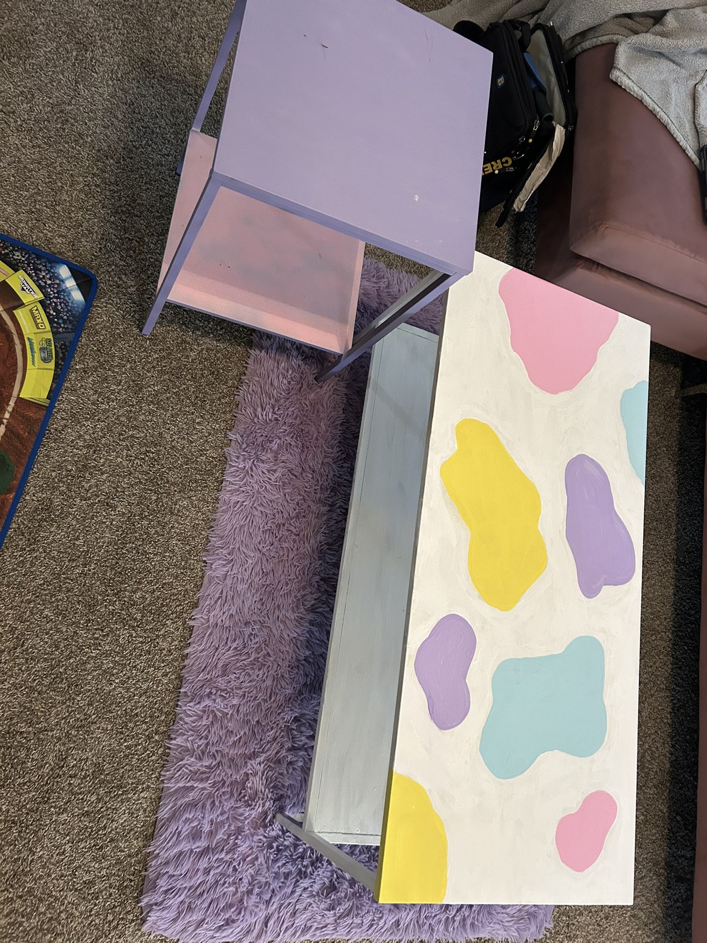Hand Painted Coffee Table And End Tables Free With Pick Up