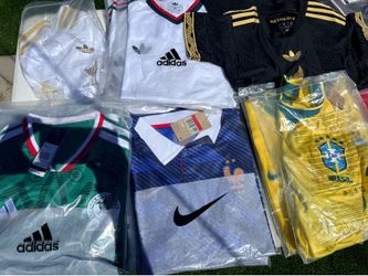 ⚽ Soccer Jerseys Portugal | Mexico | Brazil – Brand New | Multiple Colors & Sizes | Selling Fast