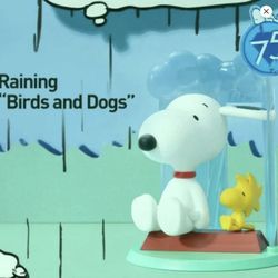 PEANUTS 75th Anniversary Snoopy Comic Life - RAINING BIRDS AND DOGS - POPMART 