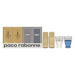 PACO RABANNE - 4PC MINI ( MILLION EDT+MILLION EDP+INVICTUS EDT+INVICTUS LEGEND ) ( M ) 0.17 OZ