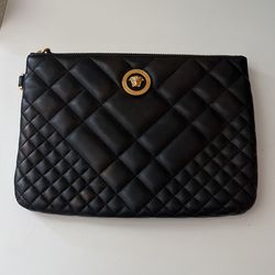 Versace Medusa Quilted Clutch