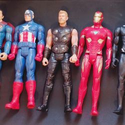 Super Heroes Action Figures Marvel and DC