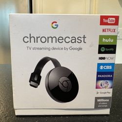 Google Chromecast NC2-6A5(2nd Gen) Hi gh Definition HDMI Media Streaming