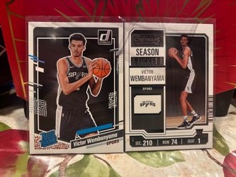 Victor Wembanyama Rookie Card Lot of 2