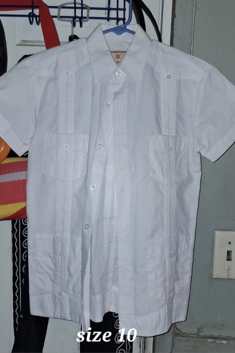 Guayabera Boys Button Up