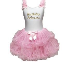Baby Girls Birthday Princess Ruffle Dress