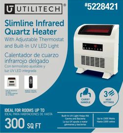 Utilitech Slimline Infrared Quartz Heater
