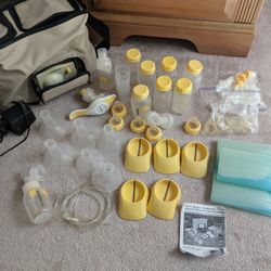 Medela Double Electric Advanced Portable Breast Pump Kit. With Lots Of Extras.