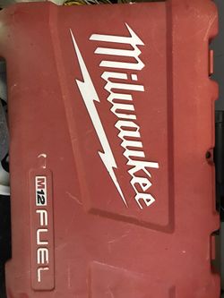 Milwaukee M12 fuel BOX ONLY BOX