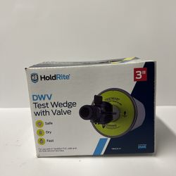 Holdrite Water Test Wedge With Valve 