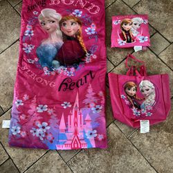 Disney Frozen Sleeping Bag In A Bag