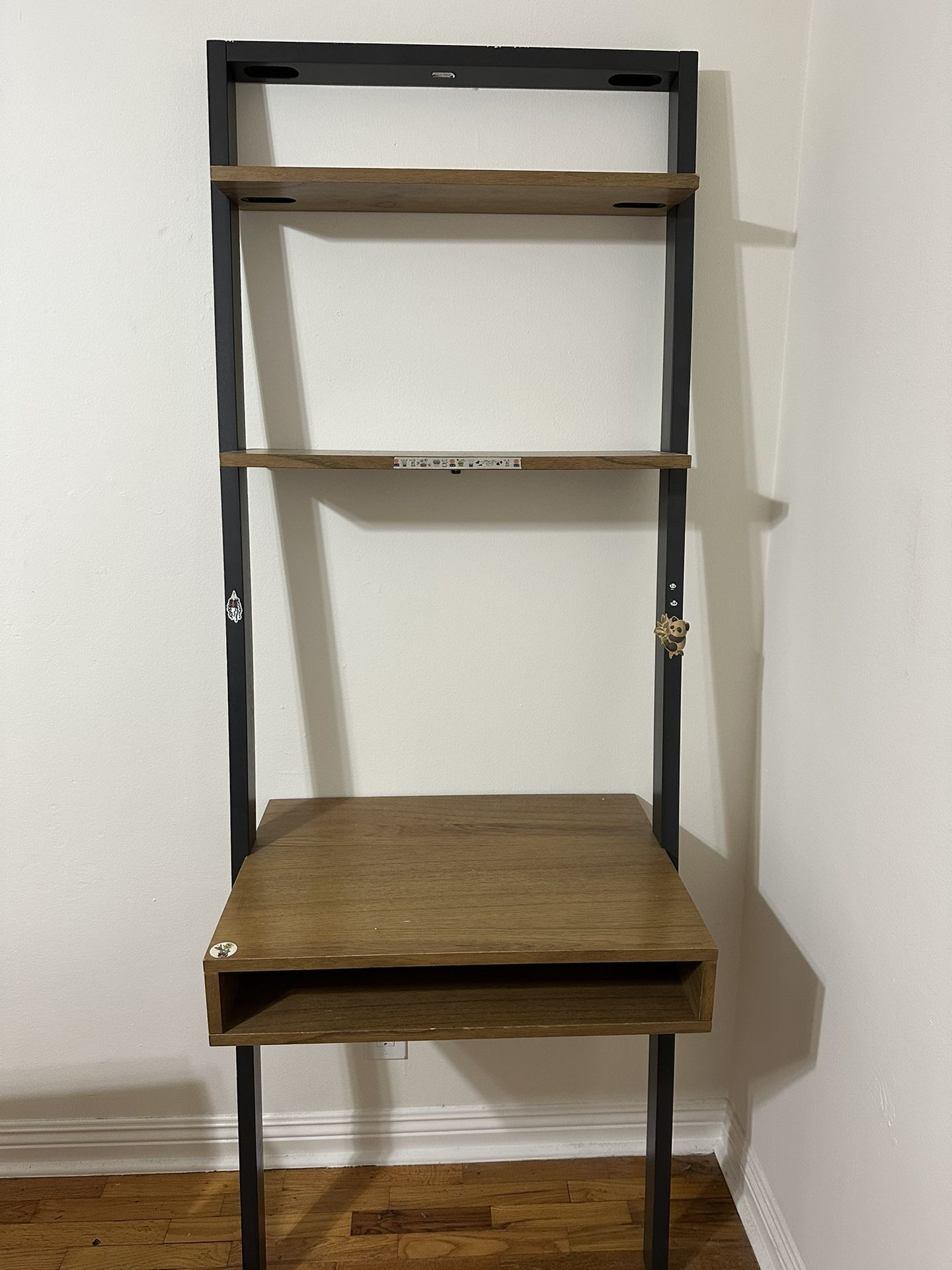 Desk With Shelving