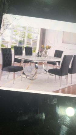 Table on the     6.    chair