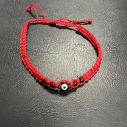 Red Bracelet With Evil Eye