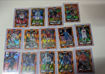 Panini world cup soccer and numbered cards