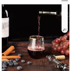 New Plastic Wine Glasses 