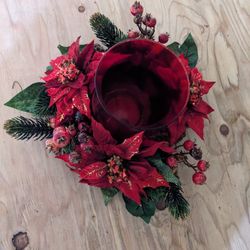 Christmas Center Piece Candle Holder