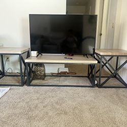Coffee Table with Matching End Tables