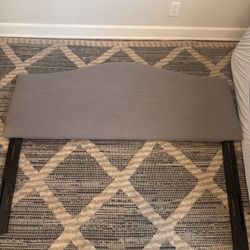 The Inside Camelback Grey Linen headboard (full)