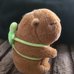 New Capybara With Turtle Backpack 