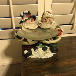 Snowman Plate Holder