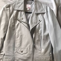 Women Small Pleather Jacket New