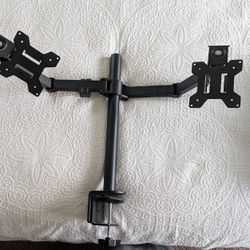 Dual Monitor Stand With Clamp 