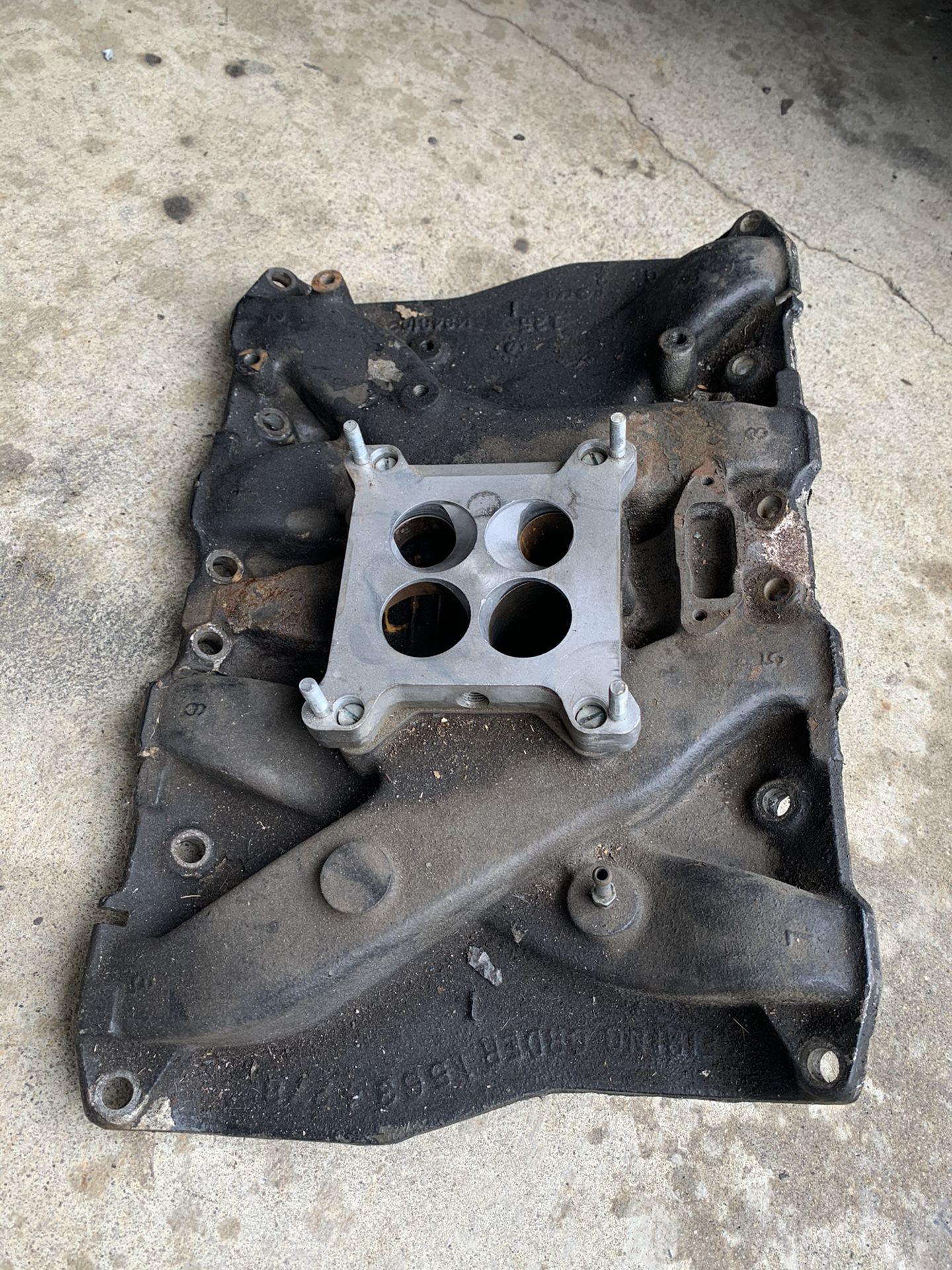 Cadillac 472-500 stock intake manifold