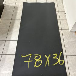 exercise equipment mat 78x36