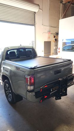 SyneticUSA Aluminum Tonneau Cover Manual Retractable Pro For 2016-2026 5ft Short Bed Tacoma