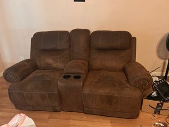 Two seater recliner couch moving sale
