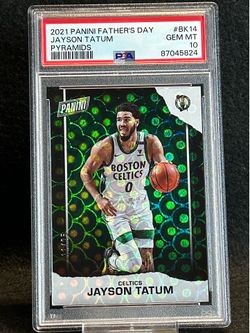 2021 Panini Father’s Day ☘️ Jayson Tatum ☘️ Pyramids 11/25 PSA 10 💎 Mint - Boston Celtics