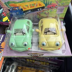 Vintage chevron cars lot