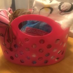 Basket Of Craft Items