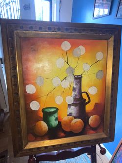 Still Art 🖼 Sign Canvas Wood Frame 