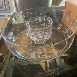 Botanera De Cristal Princess House, Dos Piezas