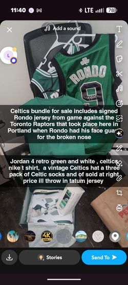 Signed Rondo Jersey w/ bundle