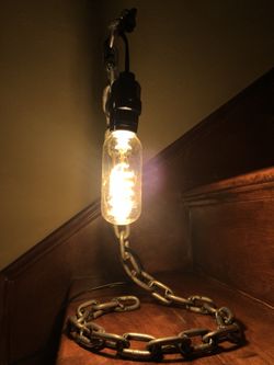 Vintage chain lamp