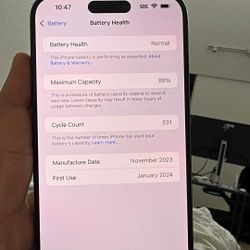 I Phone 15 Promax 256,unlocked Use Any Where !