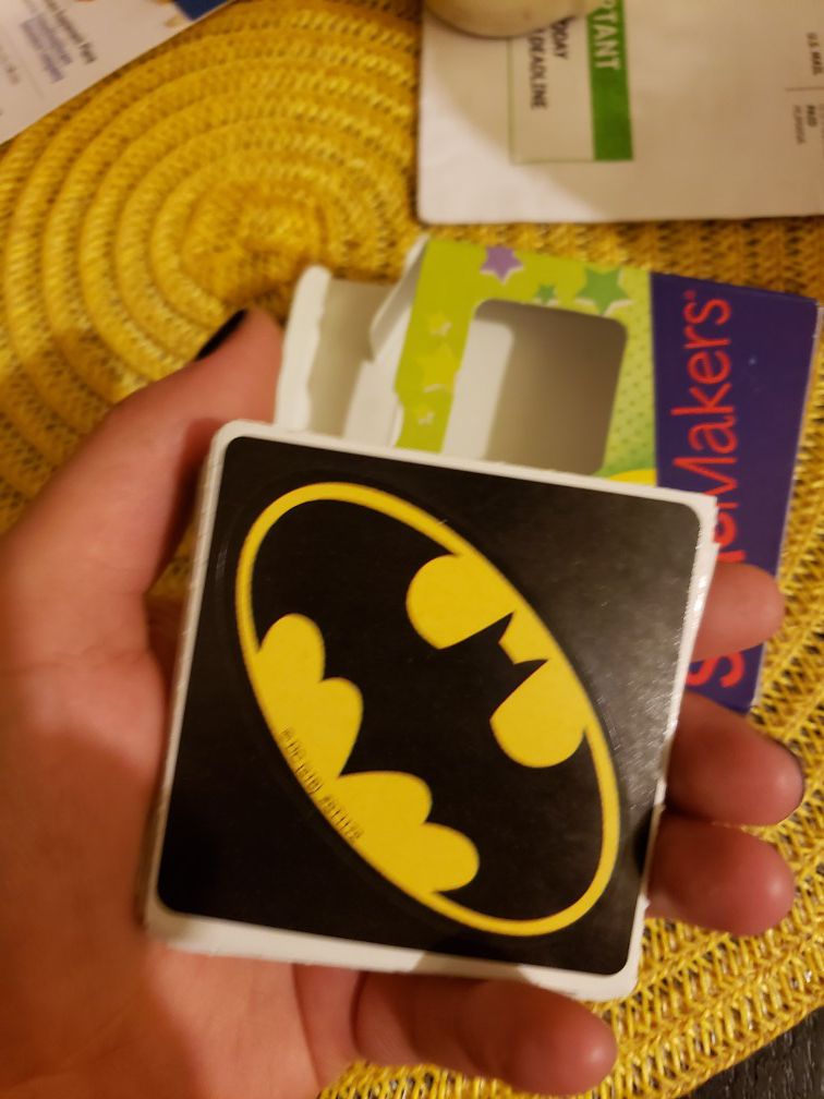 Batman logo stickers