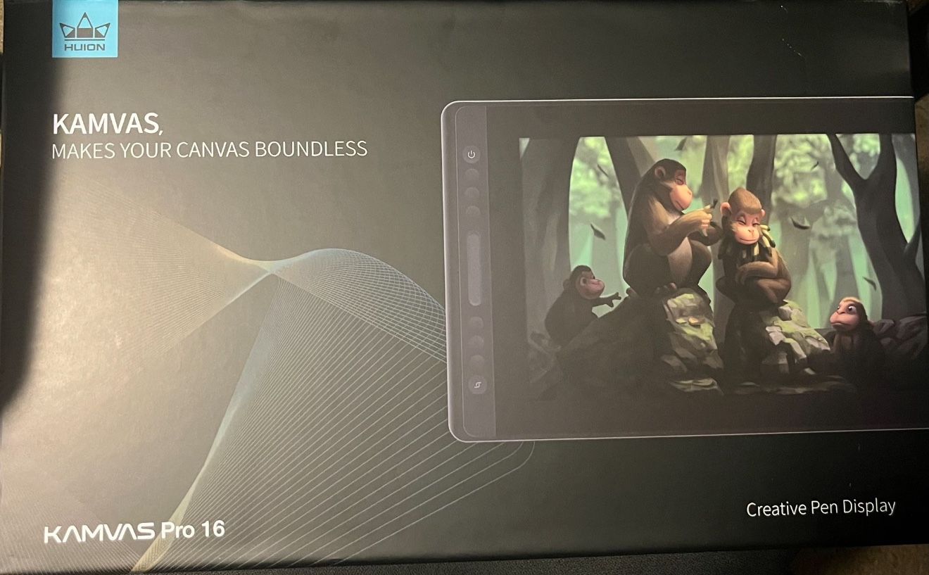 KAMVAS 16 Pro 15.6 in Drawing Tablet And Tourbox