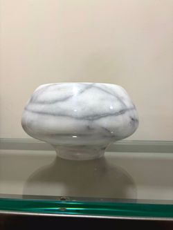 Heavy Marble Decorative Bowl