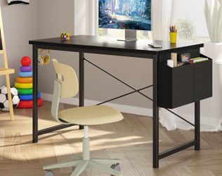 NEW Computer Desk 40 Inch W/ Storage Bag & Headphone Hook, Home Office Desk !