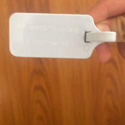 Blue Off-White Tag
