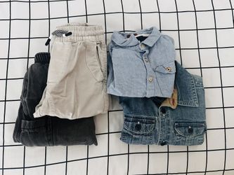 Denim, Joggers And Button Up - Size 18-24 Months