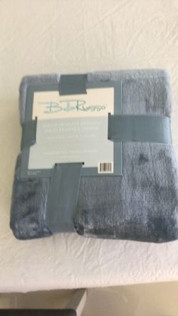 Bella Russo Touch Of Satin Bedding Flannel Throw